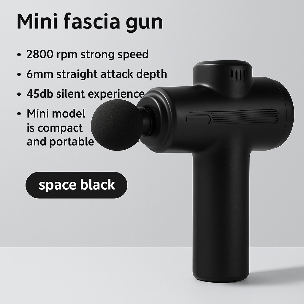 Ventrova Deep Tissue Massage Gun – 6 Speed Muscle Relaxation Therapy