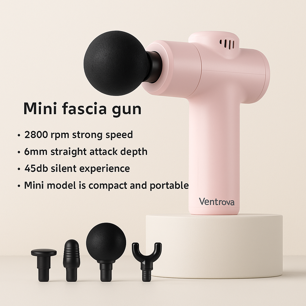 Ventrova Deep Tissue Massage Gun – 6 Speed Muscle Relaxation Therapy