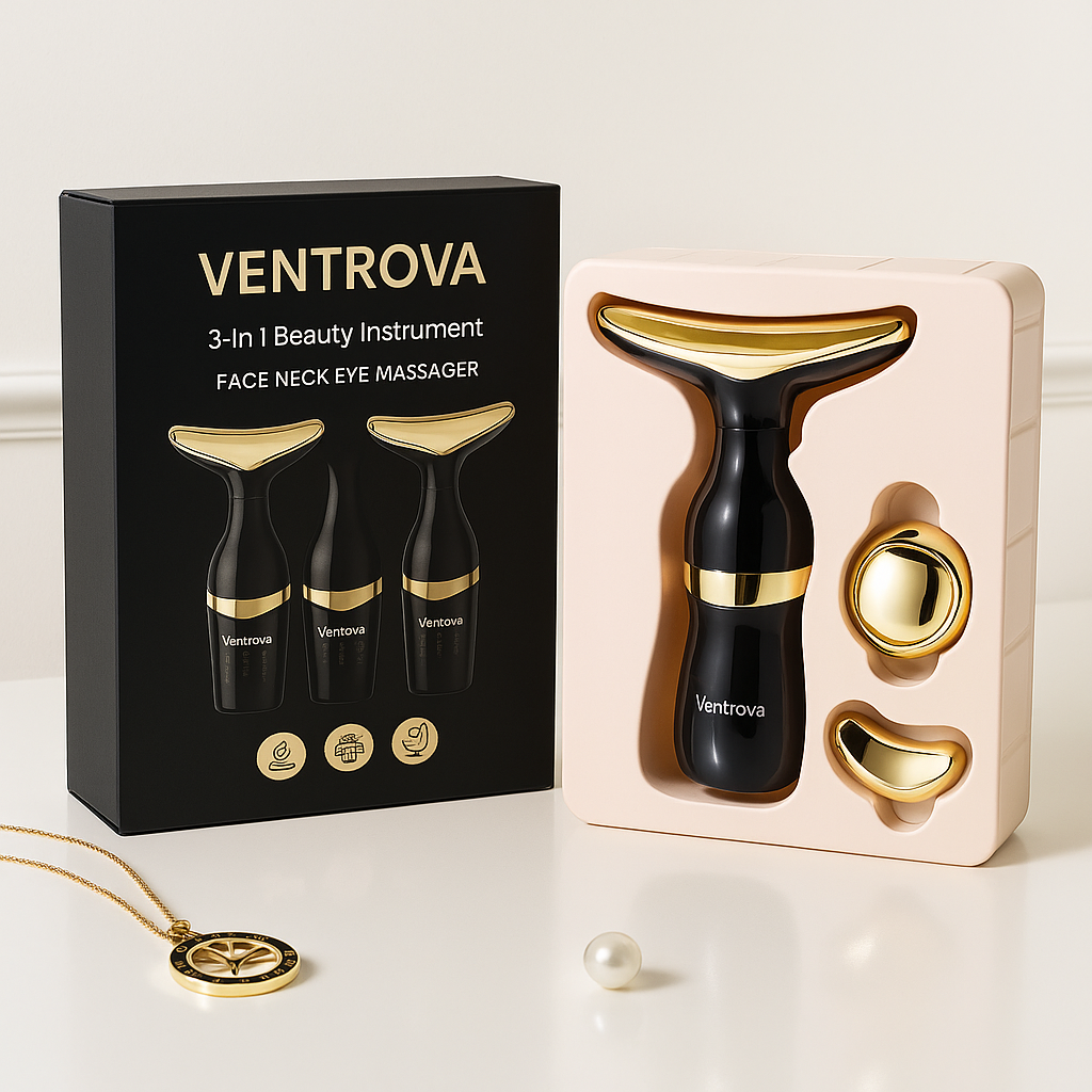 3-in-1 Facial Lifting Device – Neck, Face & Eye Massager