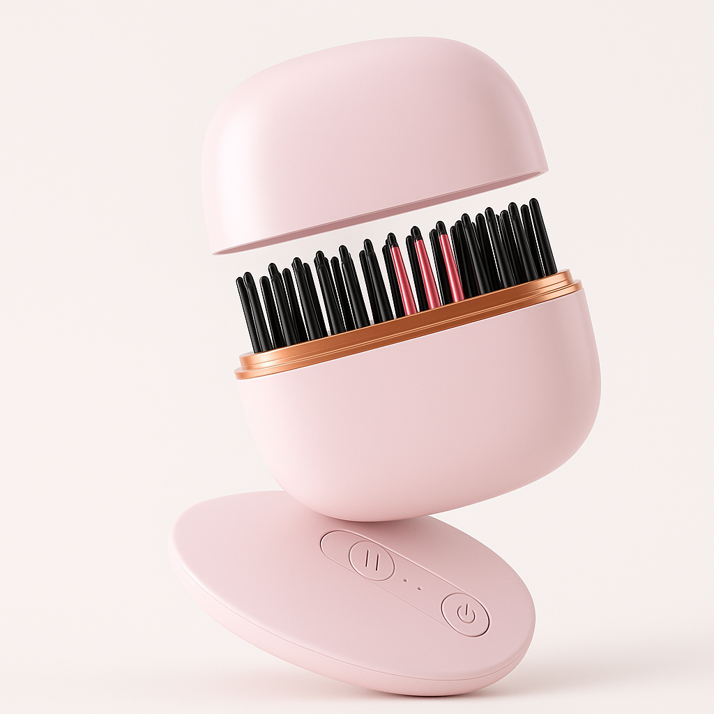 Ventrova Wireless Hair Straightening Comb – Ionic Rechargeable Brush