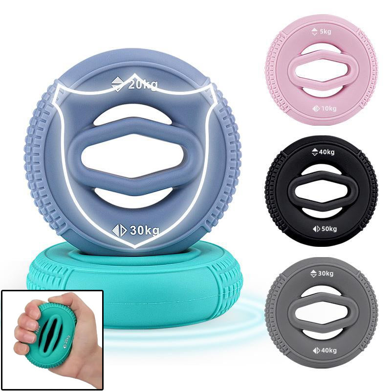 Hand Grip Strengthener Hand Finger Exerciser Forearm Rings Hand Exerciser Silicone Squeezer Grippers For Finger